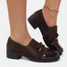 Women's Bow - Detail Moccasin Loafers – Leather Slip - On Flats for Casual & Smart Wear - Monsta Online
