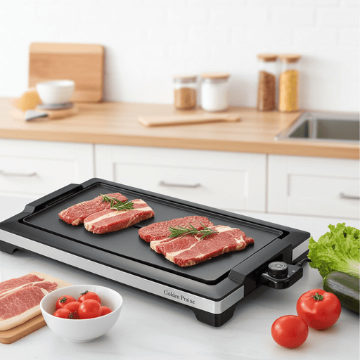 Smokeless Portable 1800W Electric Griddle Nonstick with Precision Temp Control - Monsta Online