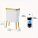 15L Odour - Sealing Trash Can with Elevated Legs – Stylish Flip - Top Waste Bin for Kitchen & Bathroom - Monsta Online