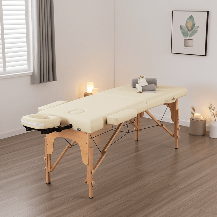 Pro - Grade Folding Massage Table with Adjustable Headrest and Arm Supports - Monsta Online