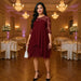 Women's Plus Size Elegant Midi Dress – Flattering Curve - Friendly Style - Monsta Online