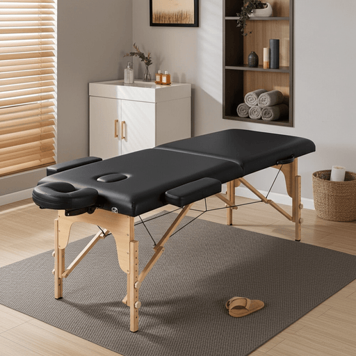 Pro - Grade Folding Massage Table with Adjustable Headrest and Arm Supports - Monsta Online