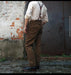 Men's Pleated Trousers with Adjustable Suspenders – Elegant Tailored Fit - Monsta Online