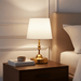 Cordless Rechargeable Table Lamp - Gold Finish with Dimmable 3 Brightness Levels - Monsta Online