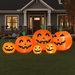 7FT Pumpkin Inflatable Halloween Decoration with 7pcs LED String Lights - Monsta Online