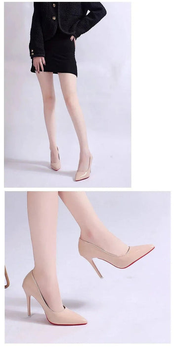 Women's Stiletto Pumps – Chic PU High Heel Shoes for Every Occasion - Monsta Online