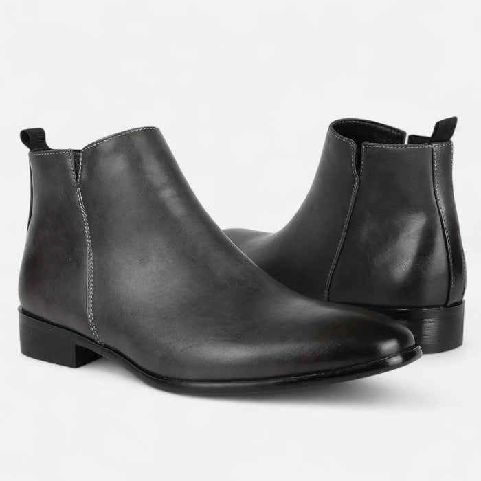 Men's Square - Toe Chelsea Boots – Sleek Pull - On Ankle Boots for Every Occasion - Monsta Online