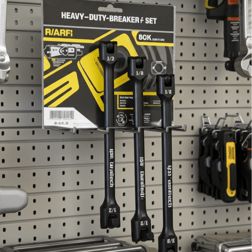 Heavy - Duty 6" 10" 15" Breaker Bar Set with 180° Rotating Head for Maximum Torque - Monsta Online