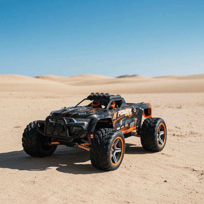 Power Pursuer: 1:12 4WD Remote Control Monster Truck With Dual Rechargeable Batteries - Monsta Online