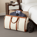 Premium Convertible PU Leather Garment Duffel Travel Bag - Monsta Online