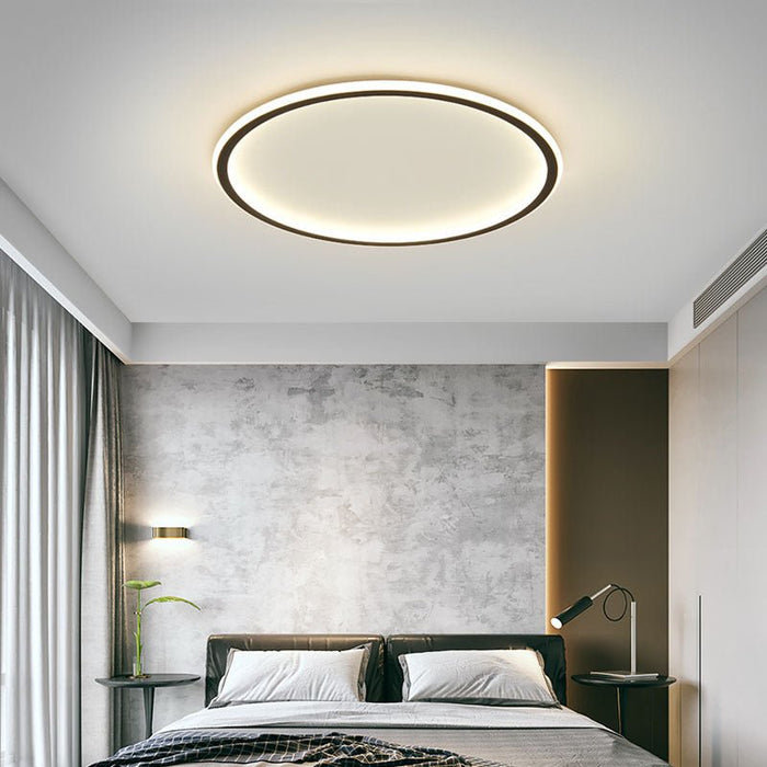 Mysaglobe Scandinavian Round LED Ceiling Light – Modern Minimalist Flush Mount for Any Room - Monsta Online