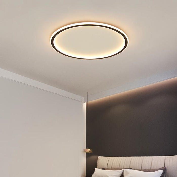 Mysaglobe Scandinavian Round LED Ceiling Light – Modern Minimalist Flush Mount for Any Room - Monsta Online