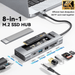 8 - in - 1 USB - C Docking Station for Laptops with Built - in SSD Storage 4K HDMI - Monsta Online