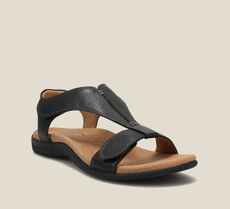 Rinah Women's Luxury Orthopedic Leather Sandals – Memory Foam Arch Support for All - Day Comfort - Monsta Online