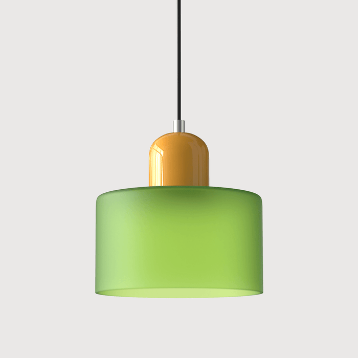 Bauhaus Colored Glass Pendant Light – Modern Hanging Lamp for Kitchen & Dining Room - Monsta Online