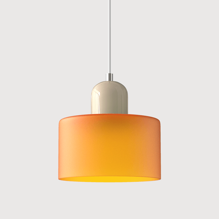 Bauhaus Colored Glass Pendant Light – Modern Hanging Lamp for Kitchen & Dining Room - Monsta Online