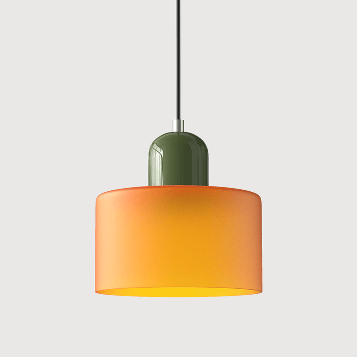 Bauhaus Colored Glass Pendant Light – Modern Hanging Lamp for Kitchen & Dining Room - Monsta Online