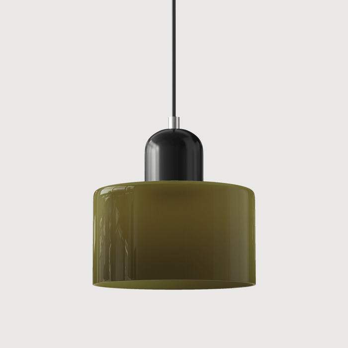 Bauhaus Colored Glass Pendant Light – Modern Hanging Lamp for Kitchen & Dining Room - Monsta Online