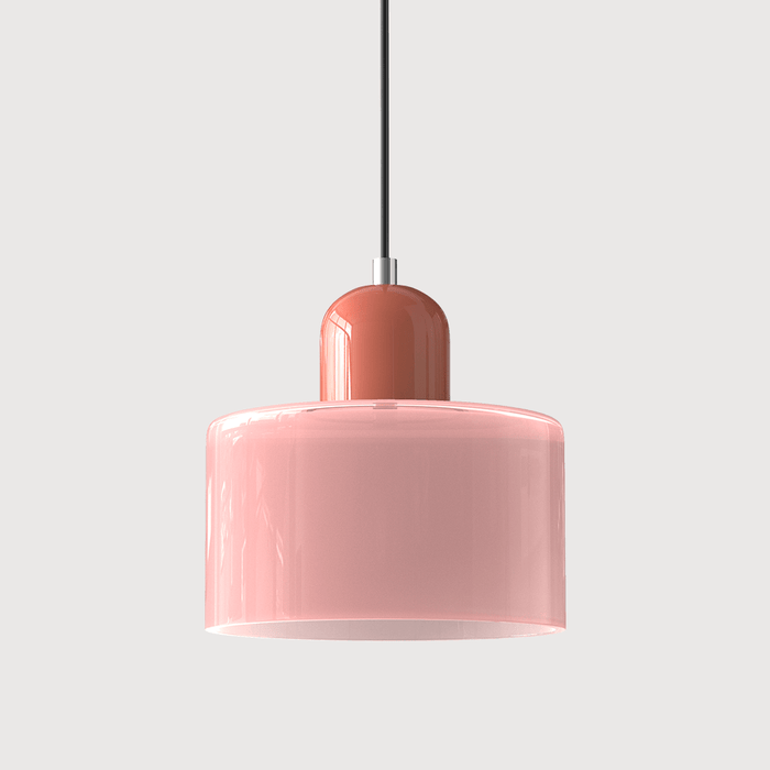 Bauhaus Colored Glass Pendant Light – Modern Hanging Lamp for Kitchen & Dining Room - Monsta Online