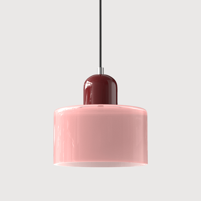 Bauhaus Colored Glass Pendant Light – Modern Hanging Lamp for Kitchen & Dining Room - Monsta Online
