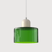 Bauhaus Colored Glass Pendant Light – Modern Hanging Lamp for Kitchen & Dining Room - Monsta Online