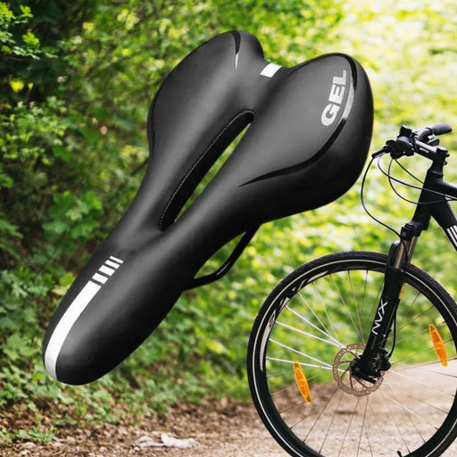 Premium Soft Gel Bike Seat Cushion – Ultimate Pressure Relief Comfort, Black - Monsta Online
