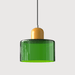 Bauhaus Colored Glass Pendant Light – Modern Hanging Lamp for Kitchen & Dining Room - Monsta Online