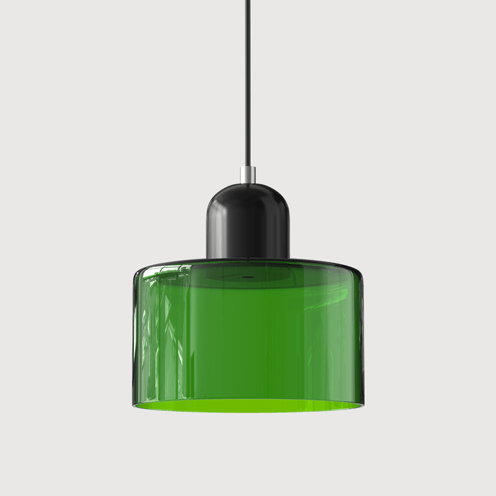 Bauhaus Colored Glass Pendant Light – Modern Hanging Lamp for Kitchen & Dining Room - Monsta Online