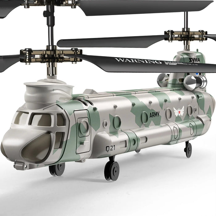 S52H Chinook RC Military Helicopter for Kids – One - Key Takeoff, Altitude Hold & Crash Resistant – Army Transport Toy for Beginners - Monsta Online