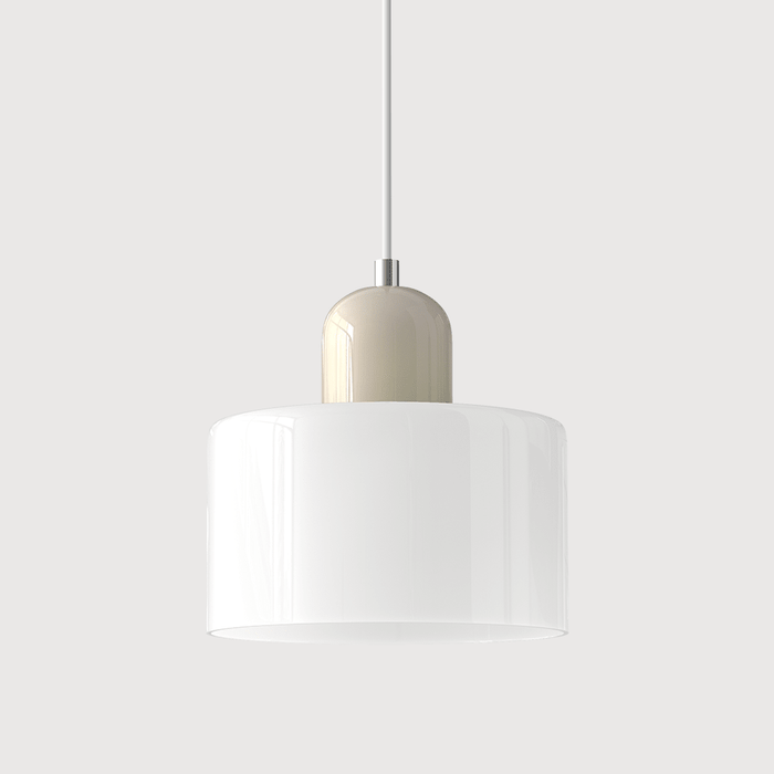 Bauhaus Colored Glass Pendant Light – Modern Hanging Lamp for Kitchen & Dining Room - Monsta Online