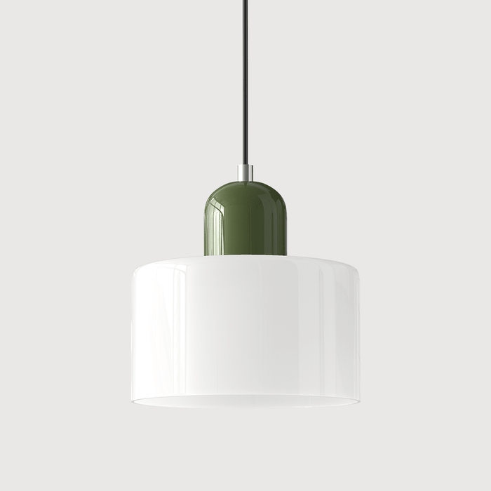 Bauhaus Colored Glass Pendant Light – Modern Hanging Lamp for Kitchen & Dining Room - Monsta Online