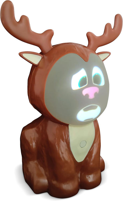 Charming Animated Talking Reindeer Decor for Festive Elegance - Monsta Online
