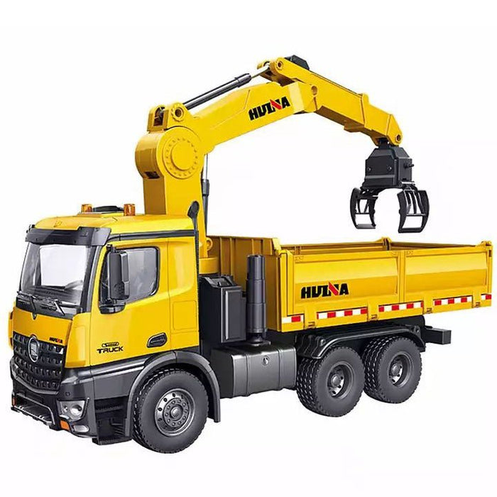 1:14 Scale 26CH Metal RC Crane Dump Truck – Remote Control Construction Toy for Kids - Monsta Online