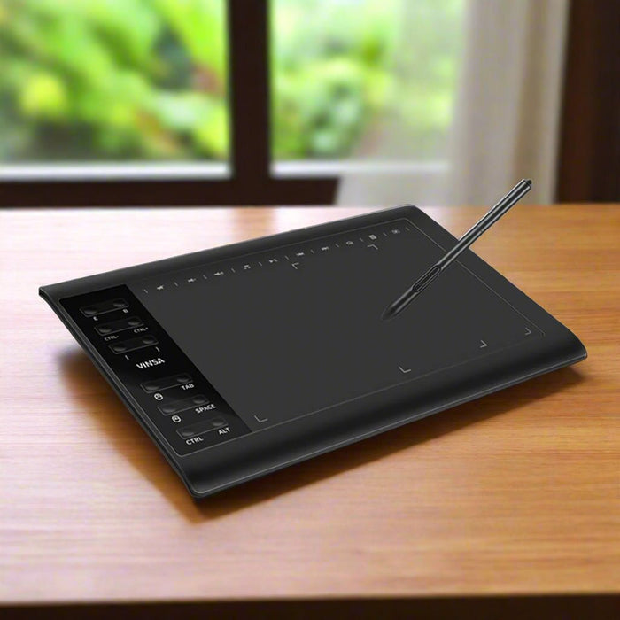 Professional Large 10x6 Inch Digital Drawing Tablet with 8192 Levels & Stylus Pen - Monsta Online
