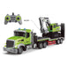 1:12 Scale RC Semi - Trailer Flatbed Truck with Excavator Radio Controled Toy Set for Kids with Dual Batteries - Monsta Online
