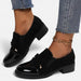 Women's Bow - Detail Moccasin Loafers – Leather Slip - On Flats for Casual & Smart Wear - Monsta Online