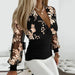 Hollis Ruched V - Neck Top – Women's Elegant Balloon Sleeve Stretch Top - Monsta Online