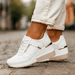 Luxury Lorena Lift Sneakers for Women - Chunky Platform Wedge with Orthopedic Support - Monsta Online