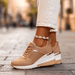 Luxury Lorena Lift Sneakers for Women - Chunky Platform Wedge with Orthopedic Support - Monsta Online