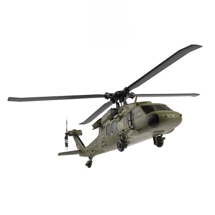 Blackhawk: Brushless 4CH Military RC Helicopter with Gyro and Dual Batteries - Monsta Online