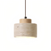 Travertine Stone Pendant Light – Natural Wabi - Sabi LED Fixture - Monsta Online
