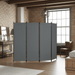 Foldable 4 Panel Privacy Screen Room Divider 88" with Freestanding Stability for Any Space - Monsta Online