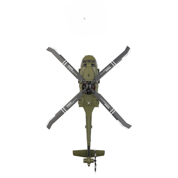 Blackhawk: Brushless 4CH Military RC Helicopter with Gyro and Dual Batteries - Monsta Online