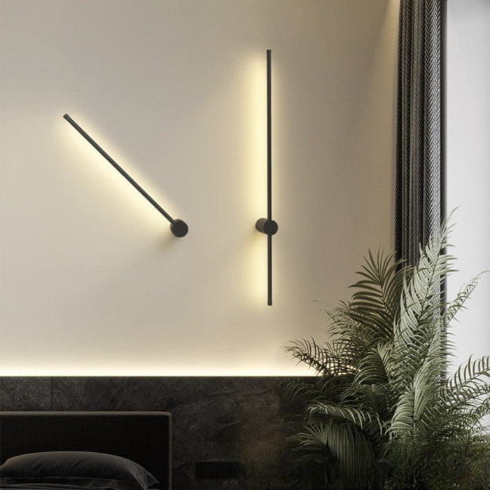 Linear Wall Light Fixture – Minimalist LED Iron & Acrylic Sconce for Dining Room, Bar & Living Room - Monsta Online