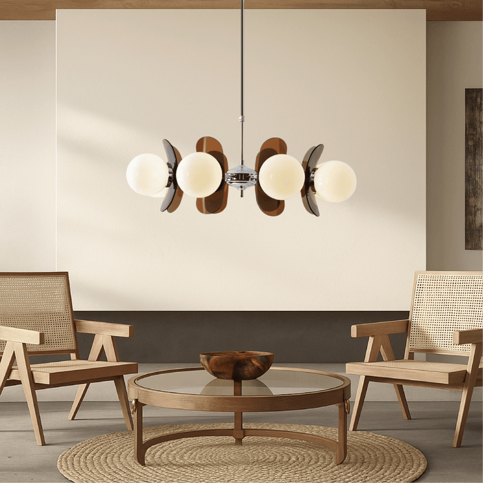 Bauhaus Chandelier – Mid - Century Modern Art Deco LED Ceiling Light - Monsta Online
