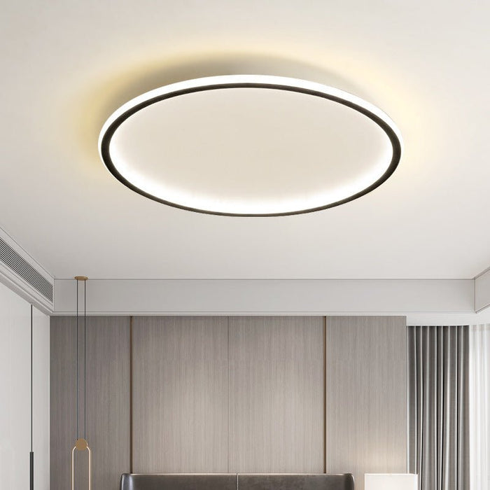 Mysaglobe Scandinavian Round LED Ceiling Light – Modern Minimalist Flush Mount for Any Room - Monsta Online