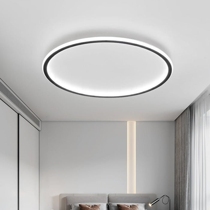 Mysaglobe Scandinavian Round LED Ceiling Light – Modern Minimalist Flush Mount for Any Room - Monsta Online