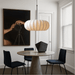 Verona Silk Pendant Light – Luxury Handcrafted Hanging Lamp - Monsta Online