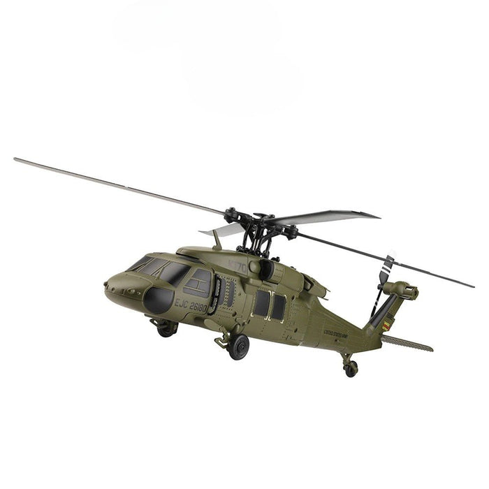 Blackhawk: Brushless 4CH Military RC Helicopter with Gyro and Dual Batteries - Monsta Online