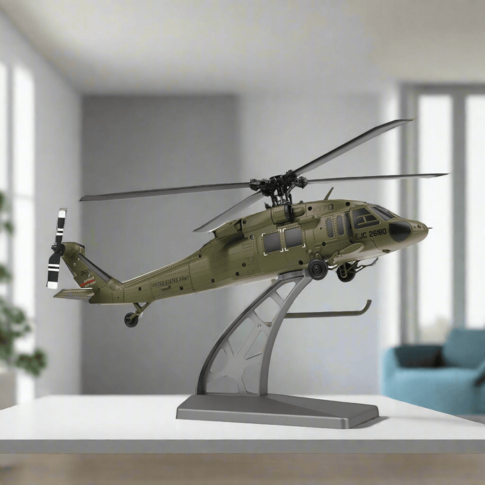 Blackhawk: Brushless 4CH Military RC Helicopter with Gyro and Dual Batteries - Monsta Online
